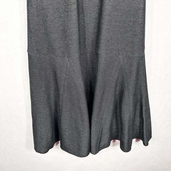 Rag & Bone Size 6 Enigma Dress Fit n Flare Drop Waist Black Mini Sleeveless 1470 - Picture 5 of 12